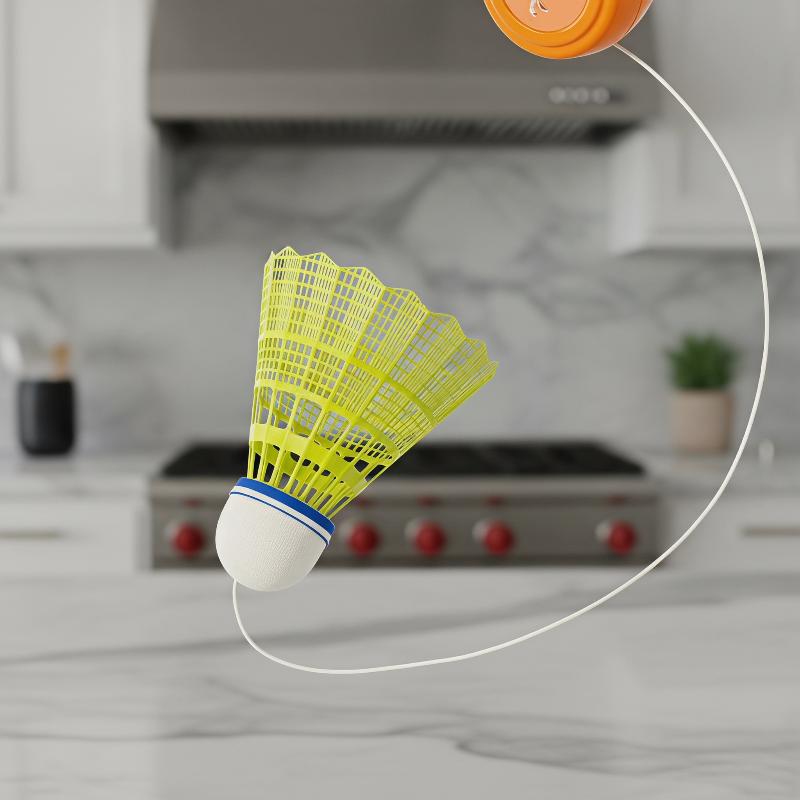 Badminton Rebound Trainer - Otomatik Geri Çekilebilir Badminton Solo Antrenörü