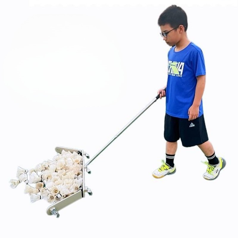 Badminton Xxl - 5 tekerlekli Badminton toplayıcı katlanabilir Badminton