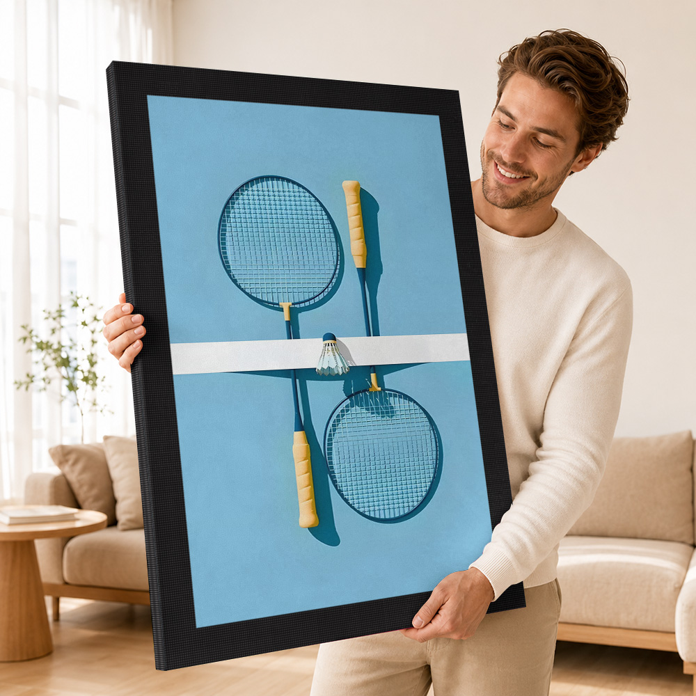 Badminton Raketleri ve Topu St - Badminton Poster incelemesi ve fiyatı