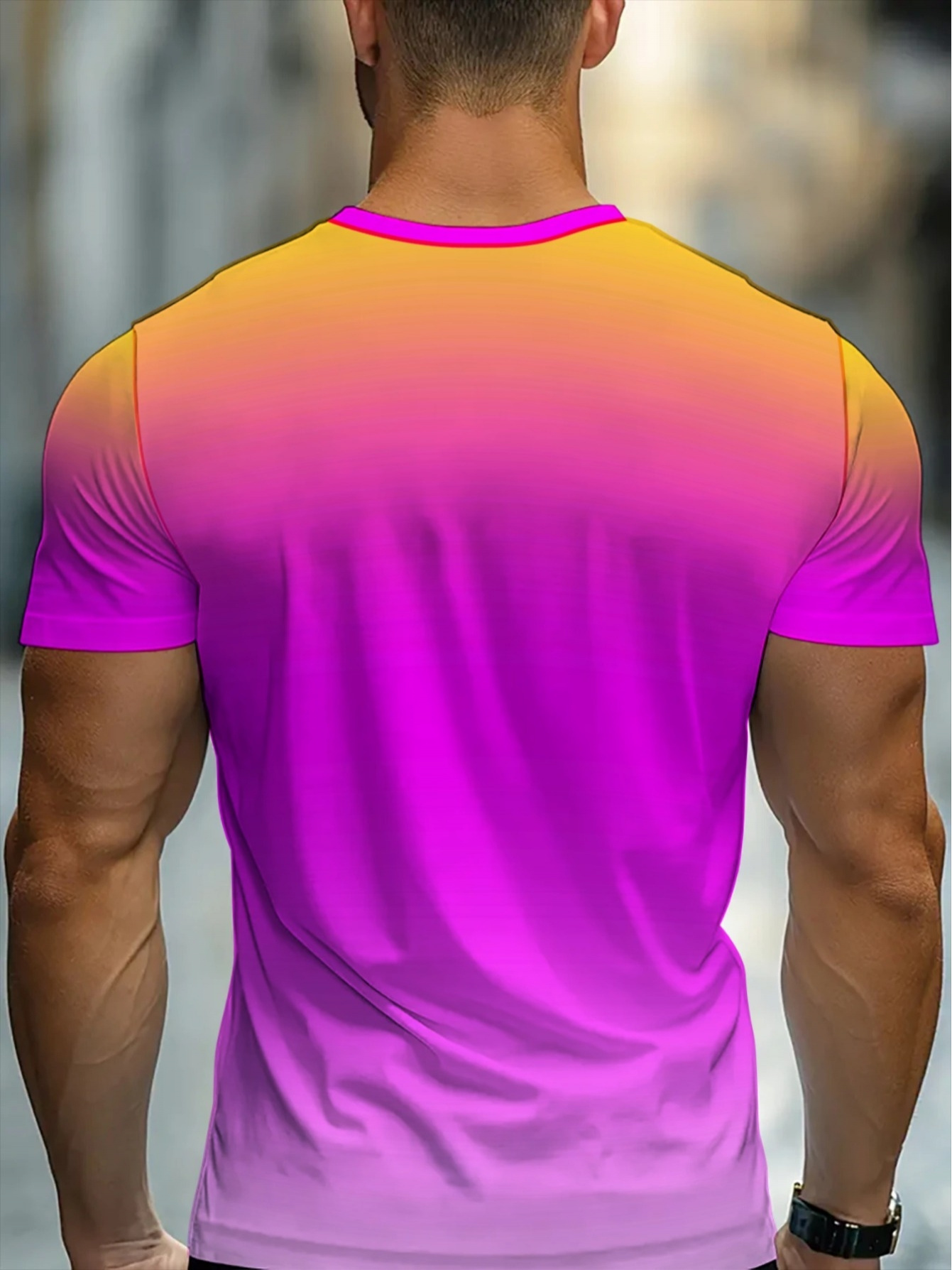Turuncu Macenta Gradyanlı Bisi - T Shirt Dry Fit incelemesi ve fiyatı