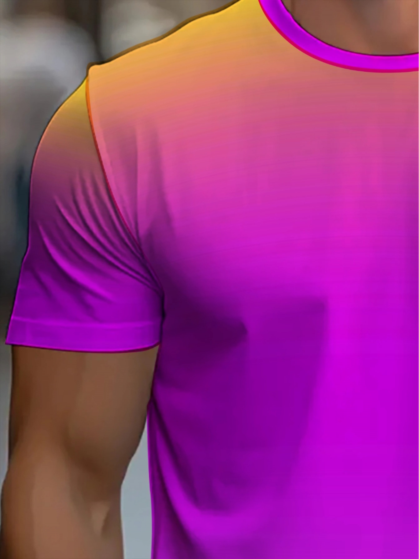Turuncu Macenta Gradyanlı Bisi - T Shirt Dry Fit incelemesi ve fiyatı