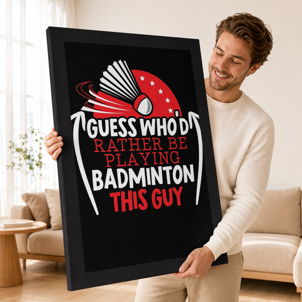 Badminton Oyuncusu Kanvas Bask - Badminton Poster incelemesi ve fiyatı