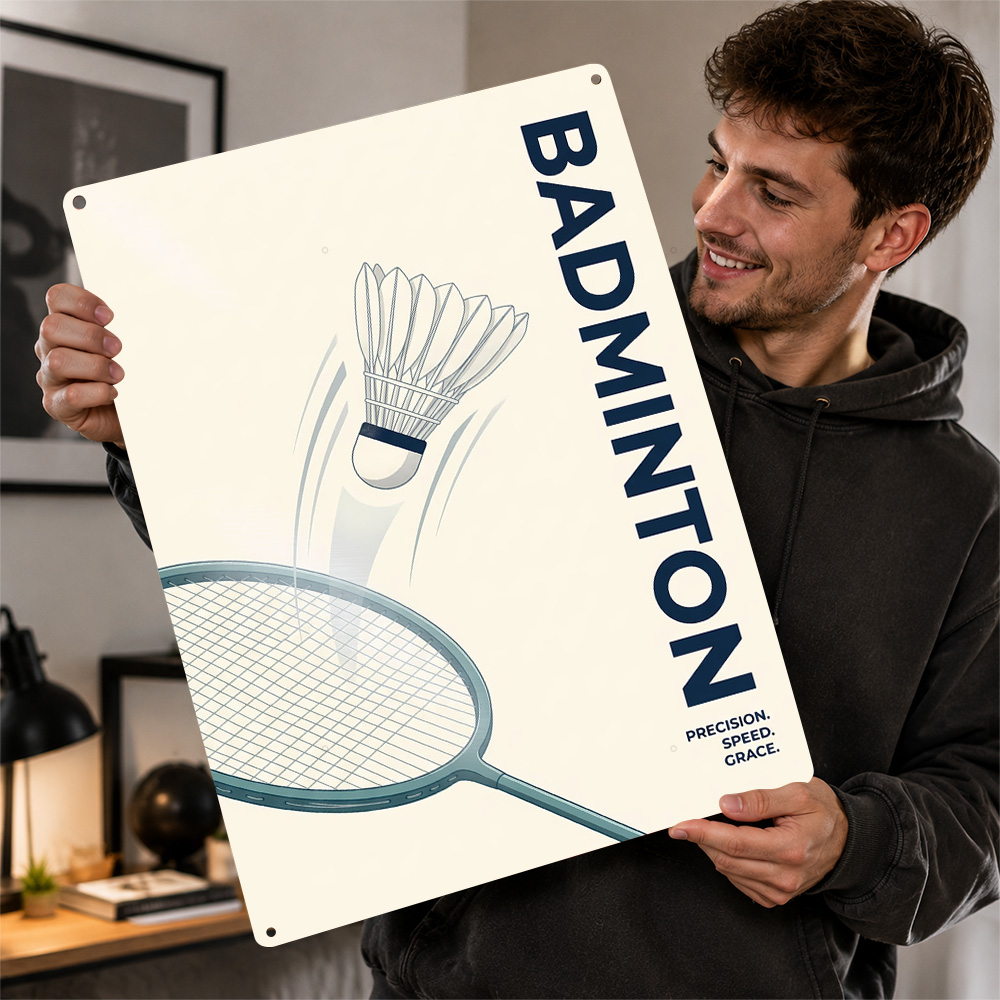 Minimalist Badminton Spor Post - Badminton Poster incelemesi ve fiyatı